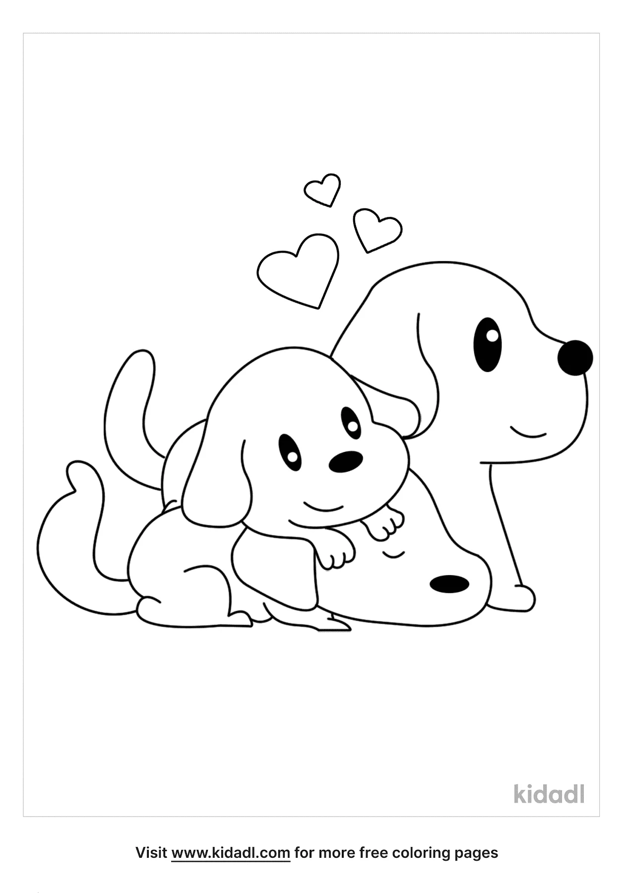 Detail Puppy Colouring Pages Nomer 34
