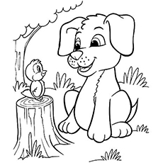 Detail Puppy Colouring Pages Nomer 36