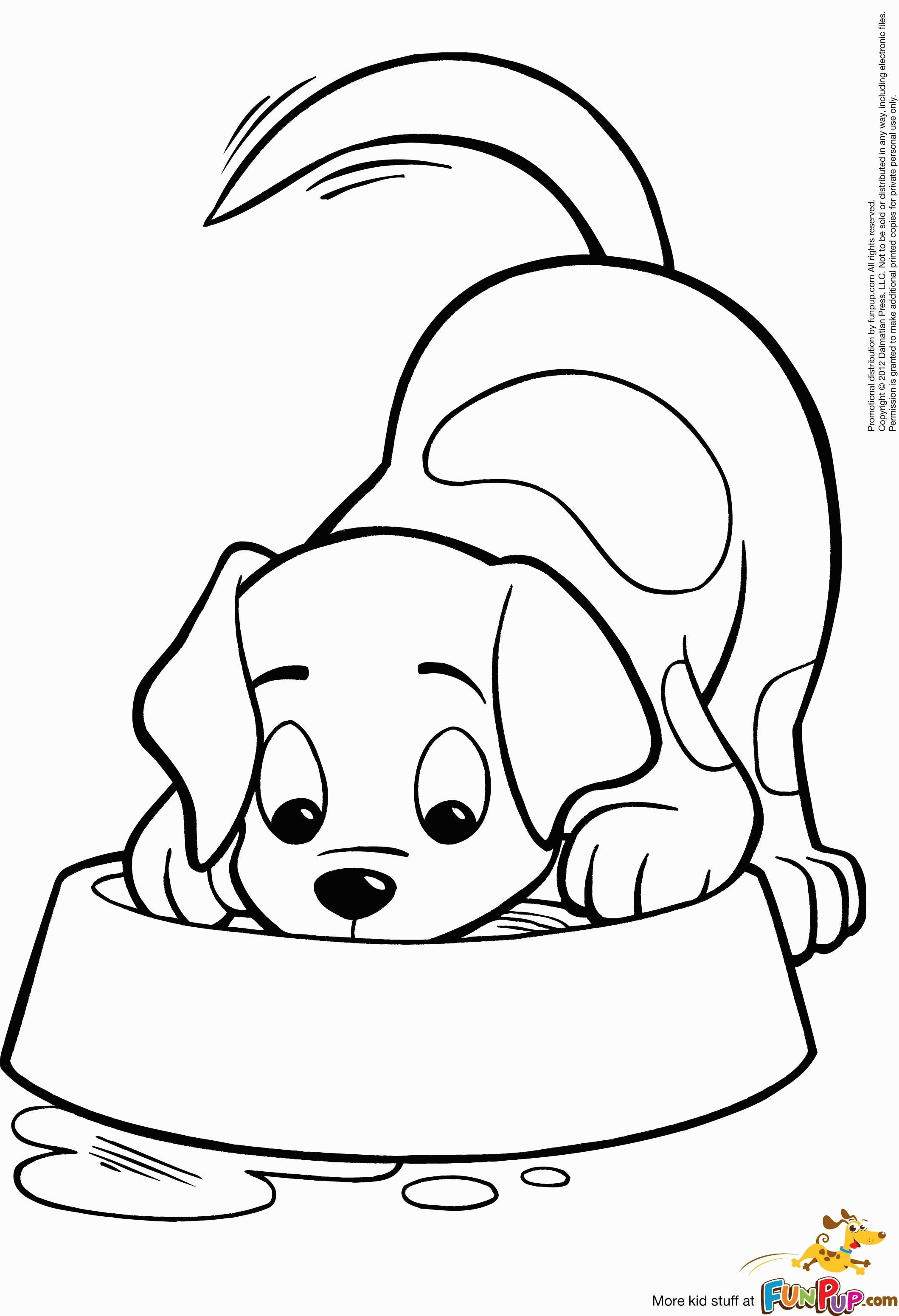 Detail Puppy Colouring Pages Nomer 7