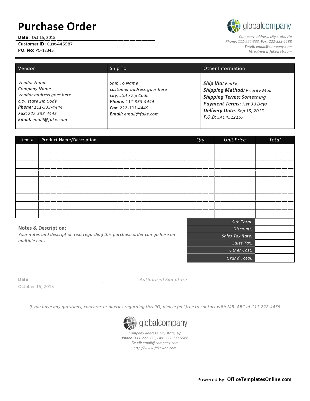 Detail Purchase Order Contoh Po Nomer 39