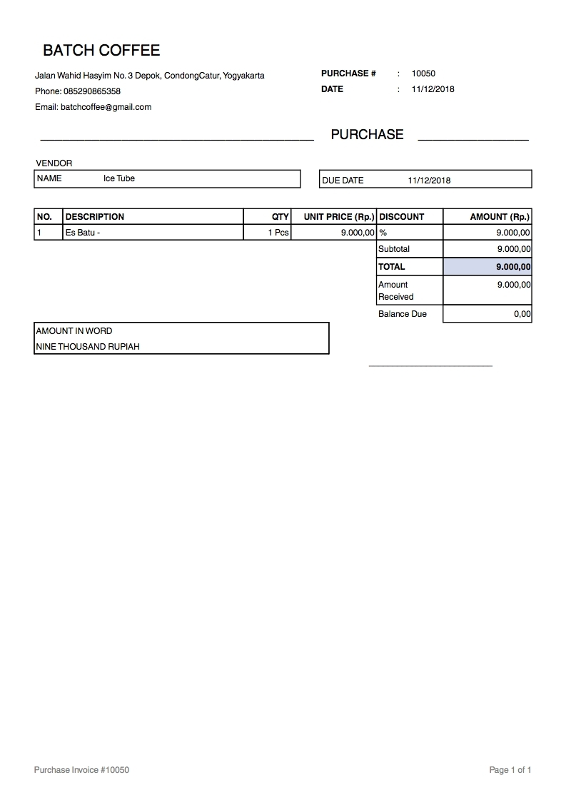 Detail Purchase Order Contoh Po Nomer 51