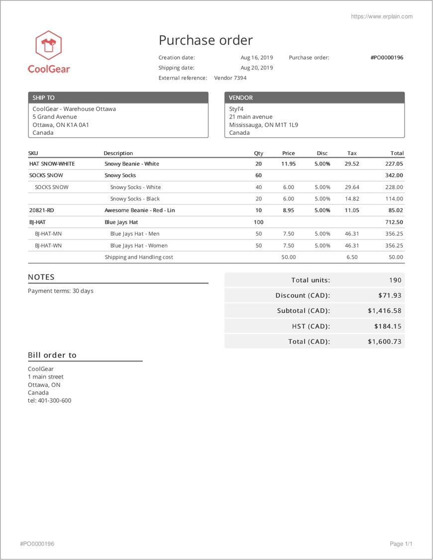 Detail Purchase Order Contoh Po Nomer 56