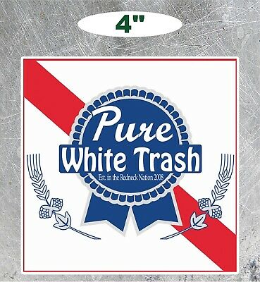 Pure White Trash Sticker - KibrisPDR