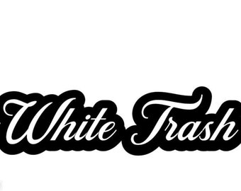Detail Pure White Trash Sticker Nomer 22