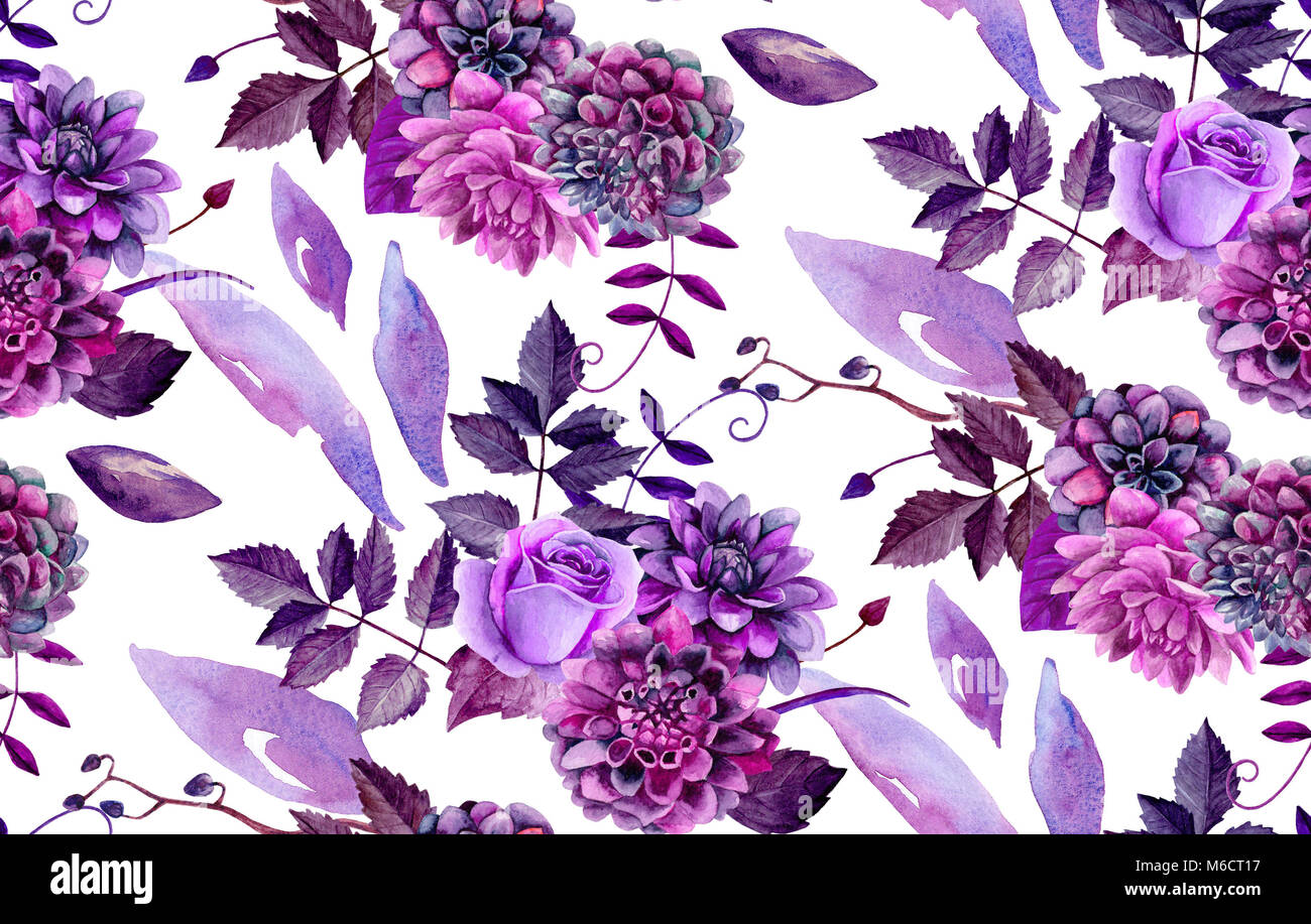 Detail Purple Floral Background Nomer 2