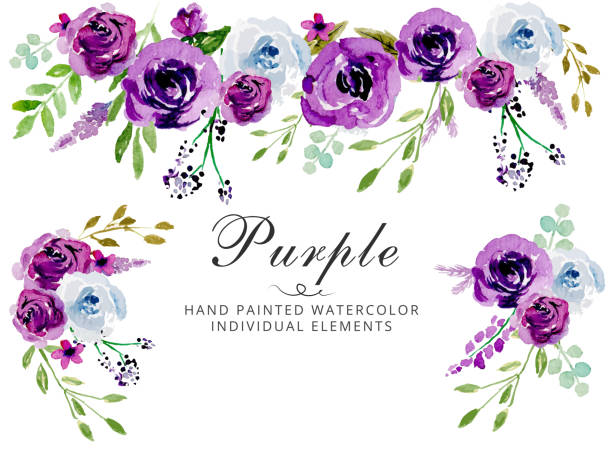 Detail Purple Floral Background Nomer 13