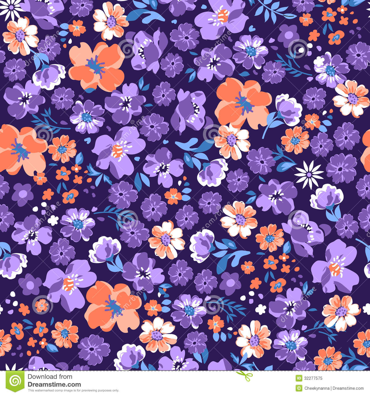 Detail Purple Floral Background Nomer 4