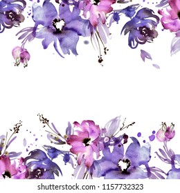 Detail Purple Floral Background Nomer 38