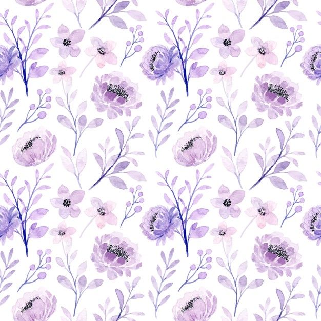 Detail Purple Floral Background Nomer 7