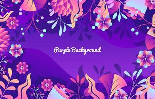 Detail Purple Floral Background Nomer 10