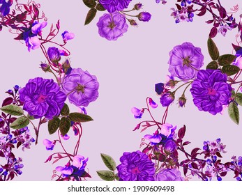 Detail Purple Flower Wallpaper Nomer 34