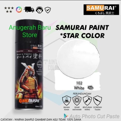 Detail Putih Doff Samurai Nomer 4