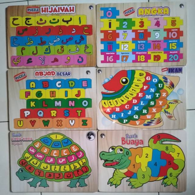 Detail Puzzle Tk Pola Gambar Bulan Nomer 31