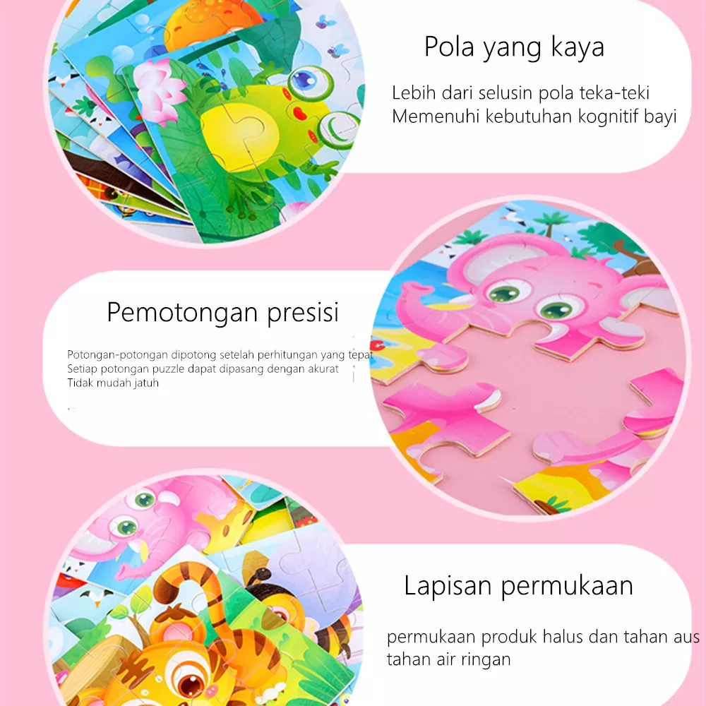 Detail Puzzle Tk Pola Gambar Bulan Bintang Nomer 12