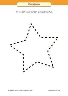 Detail Puzzle Tk Pola Gambar Bulan Bintang Putih Nomer 2
