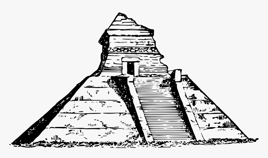 Detail Pyramid Clipart Black And White Nomer 13