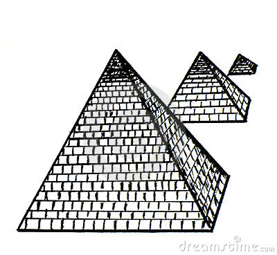 Detail Pyramid Clipart Black And White Nomer 25