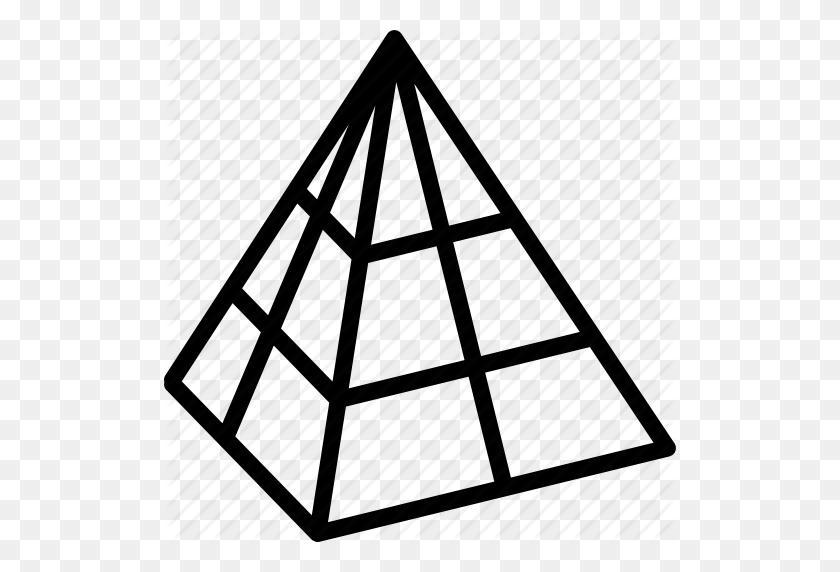 Detail Pyramid Clipart Black And White Nomer 37