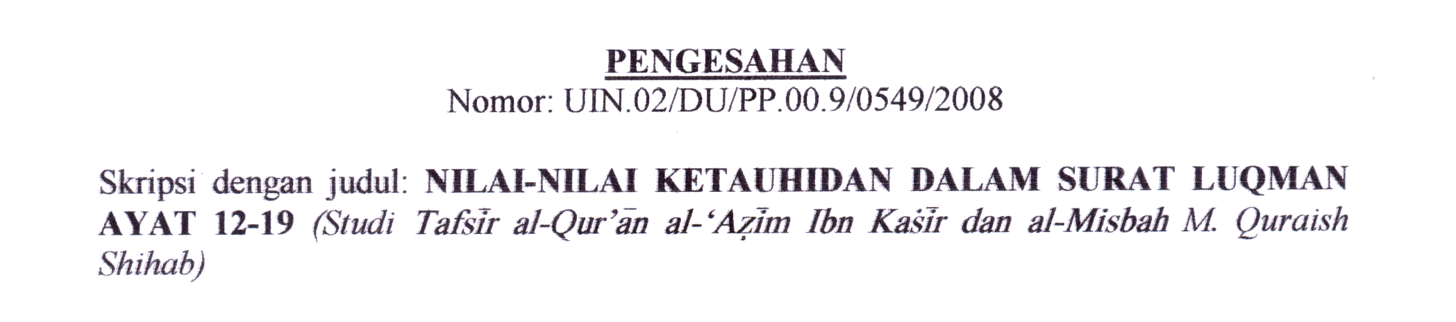 Detail Qori Surat Luqman Nomer 48