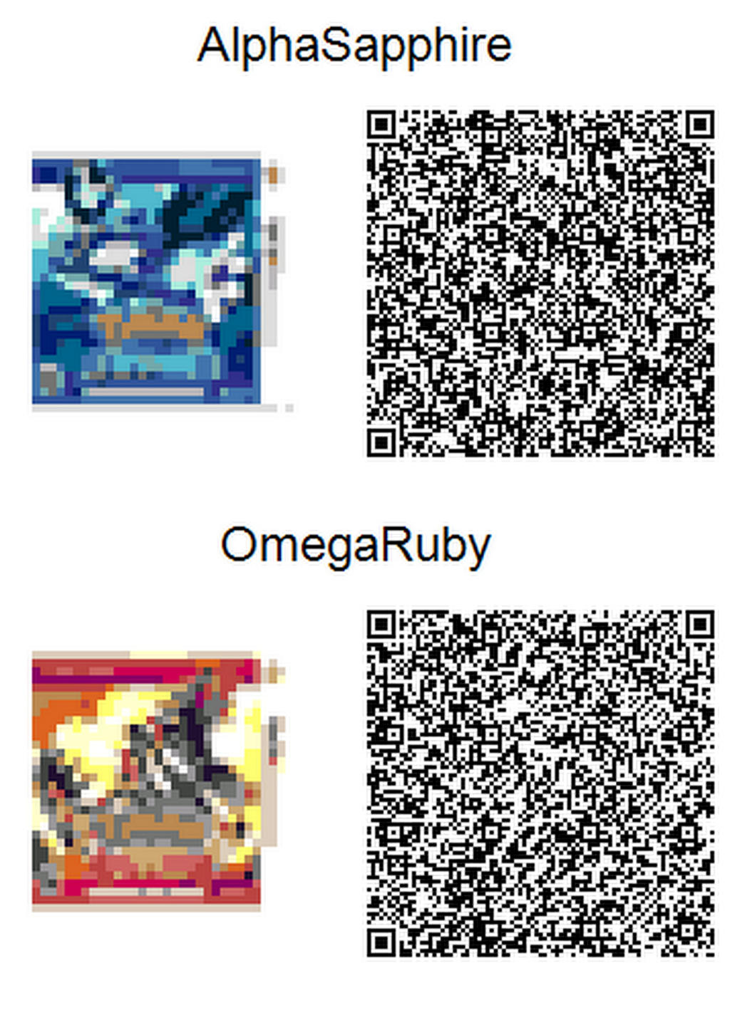 Detail Qr Code Pokemon Alpha Sapphire Nomer 12