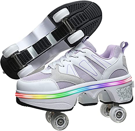 Detail Quad Kick Roller Skates Shoes Nomer 39