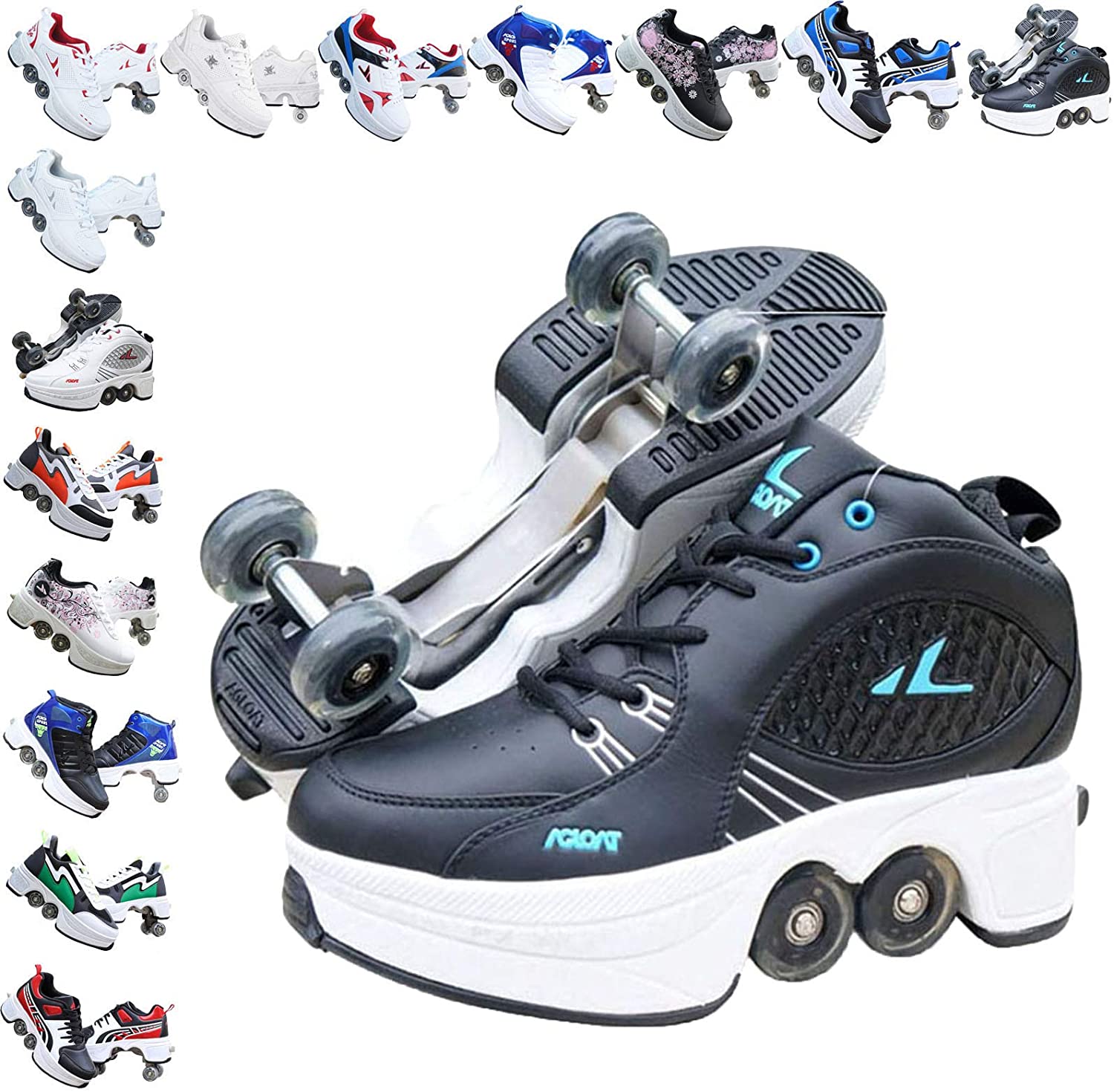 Detail Quad Kick Roller Skates Shoes Nomer 9