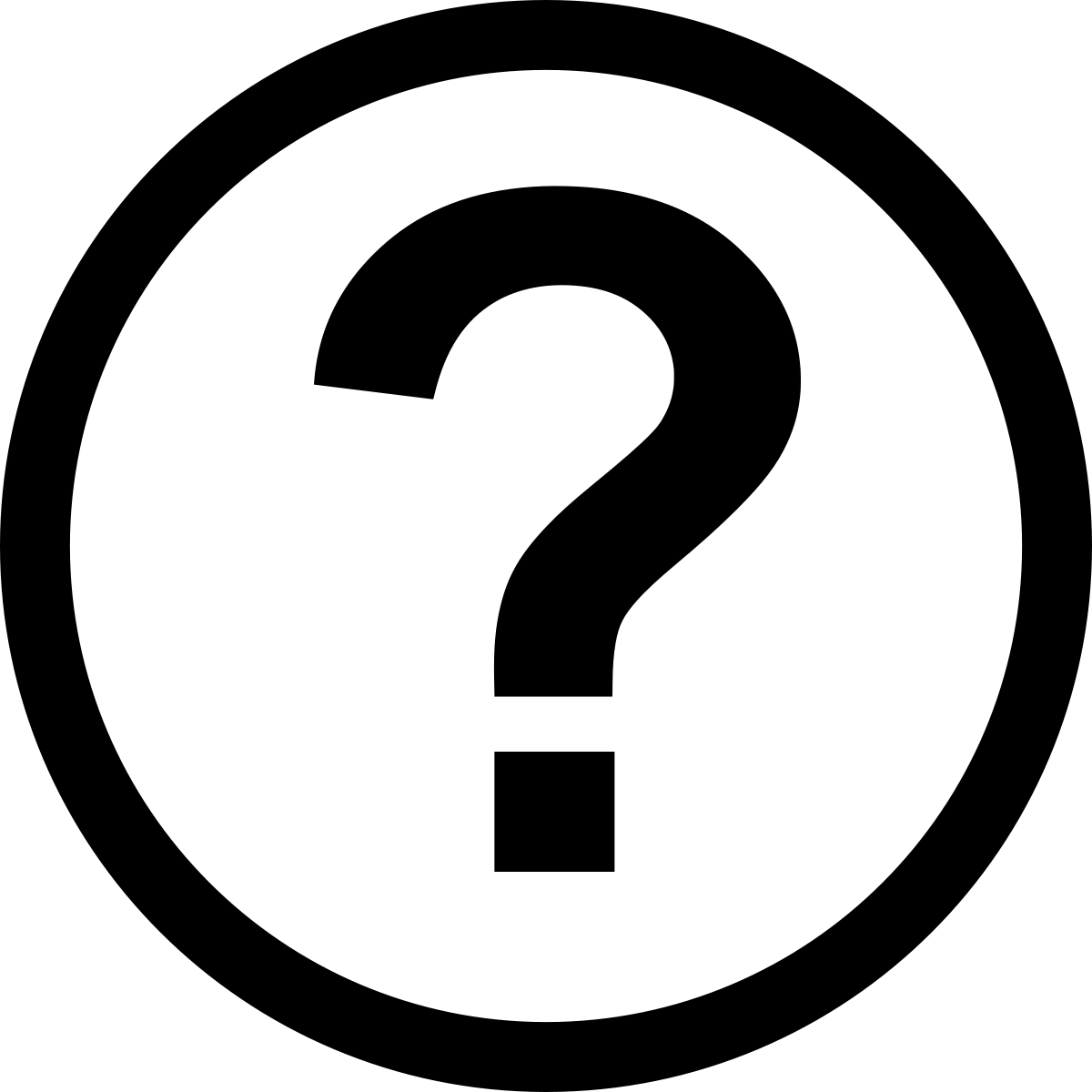 Question Mark Icon - KibrisPDR