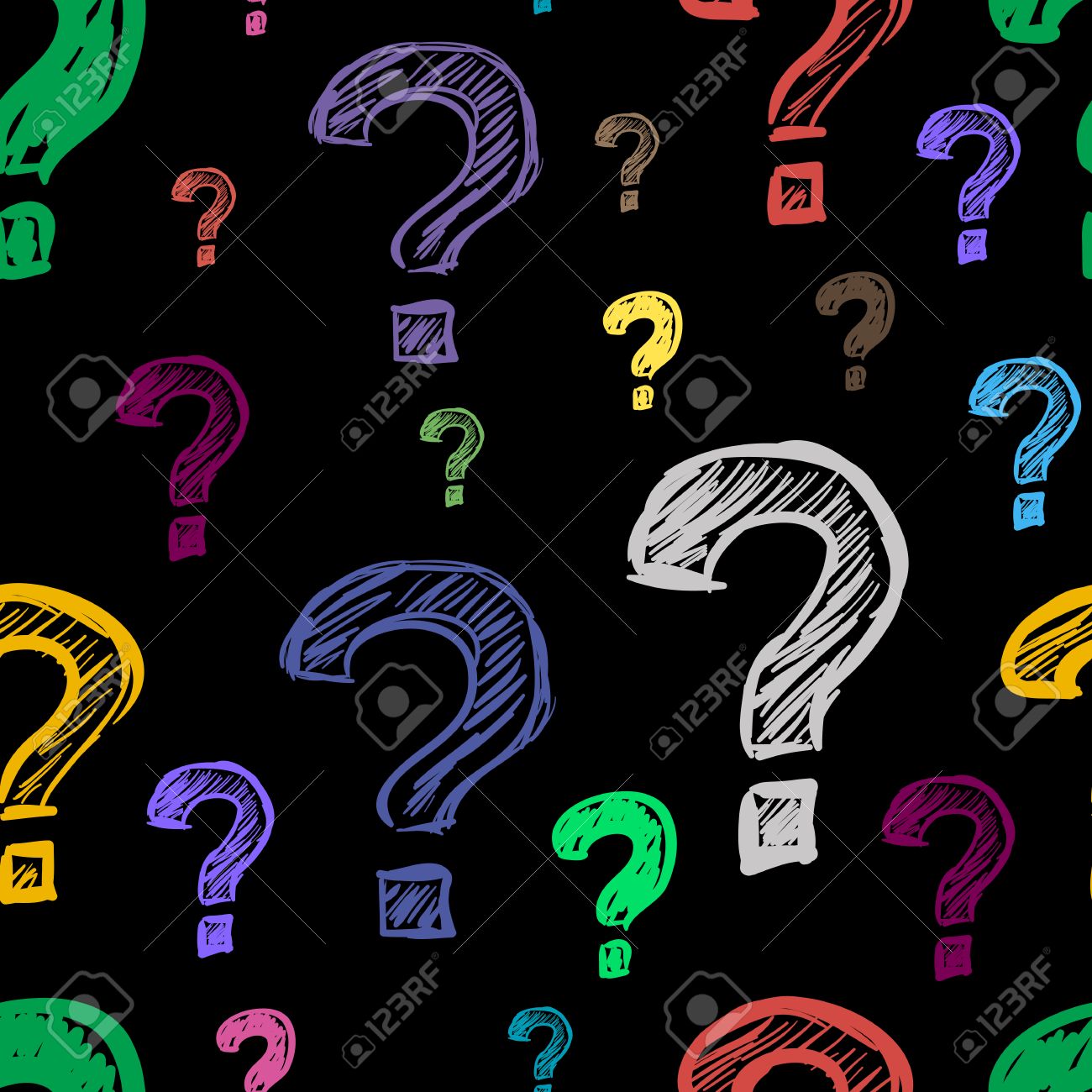 Detail Question Mark On Black Background Nomer 35