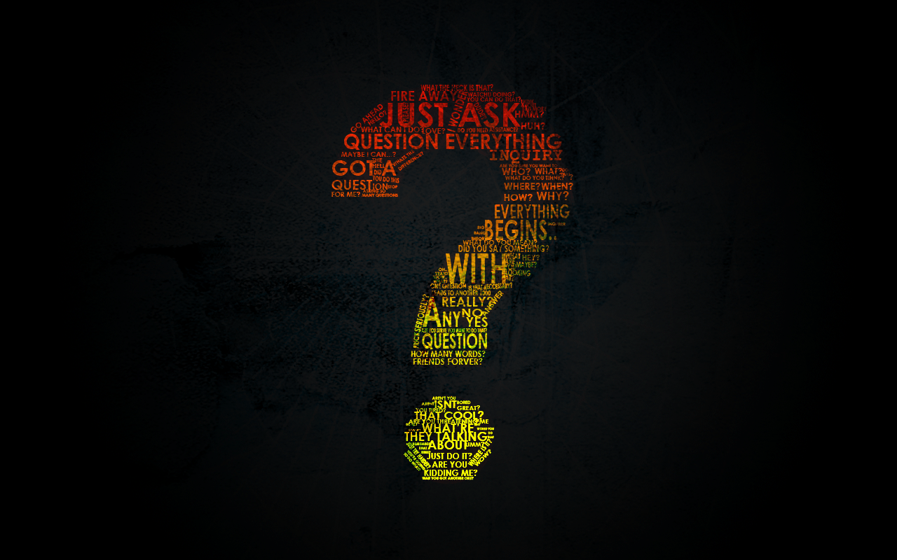 Question Mark Wallpaper Hd - KibrisPDR