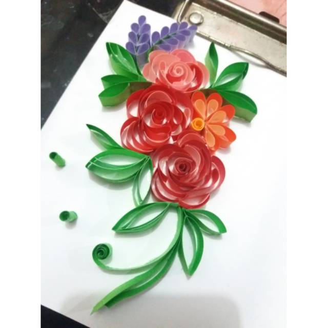 Detail Quilling Paper Bunga Nomer 10