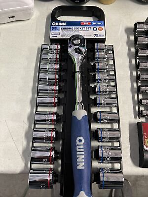 Detail Quinn 21 Piece Chrome Socket Set Nomer 28