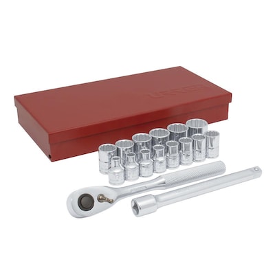 Detail Quinn 21 Piece Chrome Socket Set Nomer 51