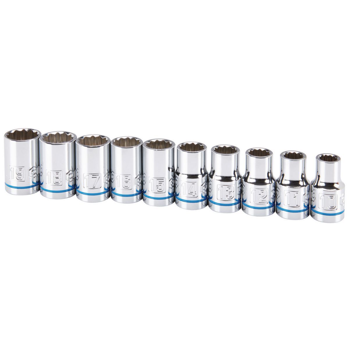 Detail Quinn Chrome Socket Set Nomer 2