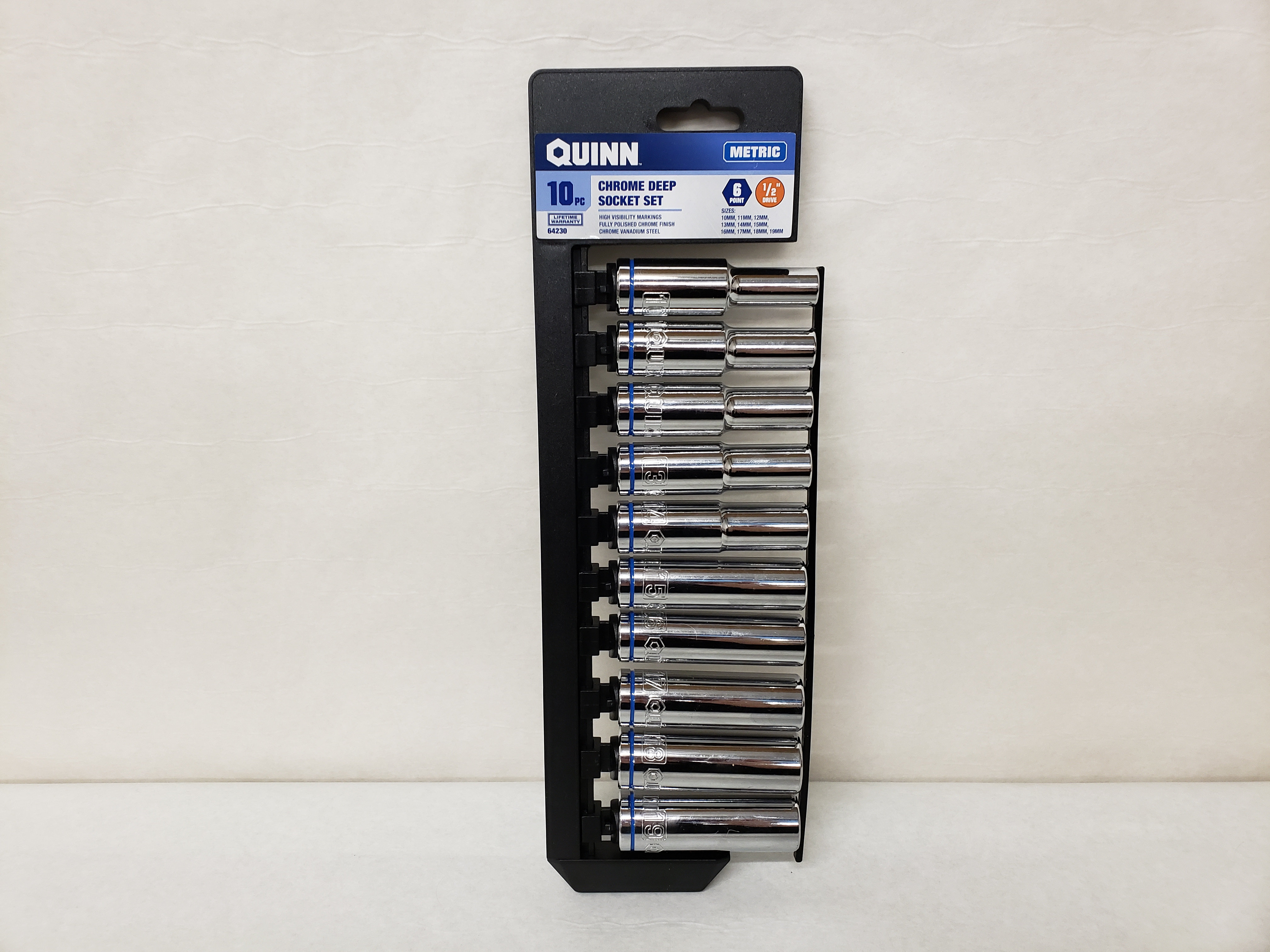 Detail Quinn Chrome Socket Set Nomer 13