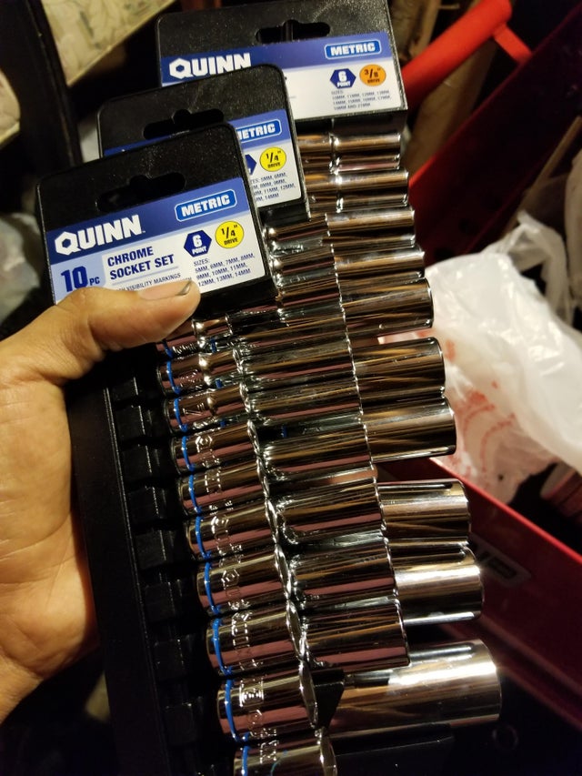 Detail Quinn Chrome Socket Set Nomer 14