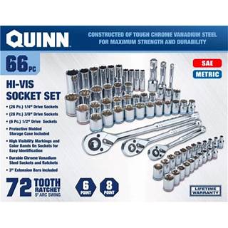 Detail Quinn Chrome Socket Set Nomer 23