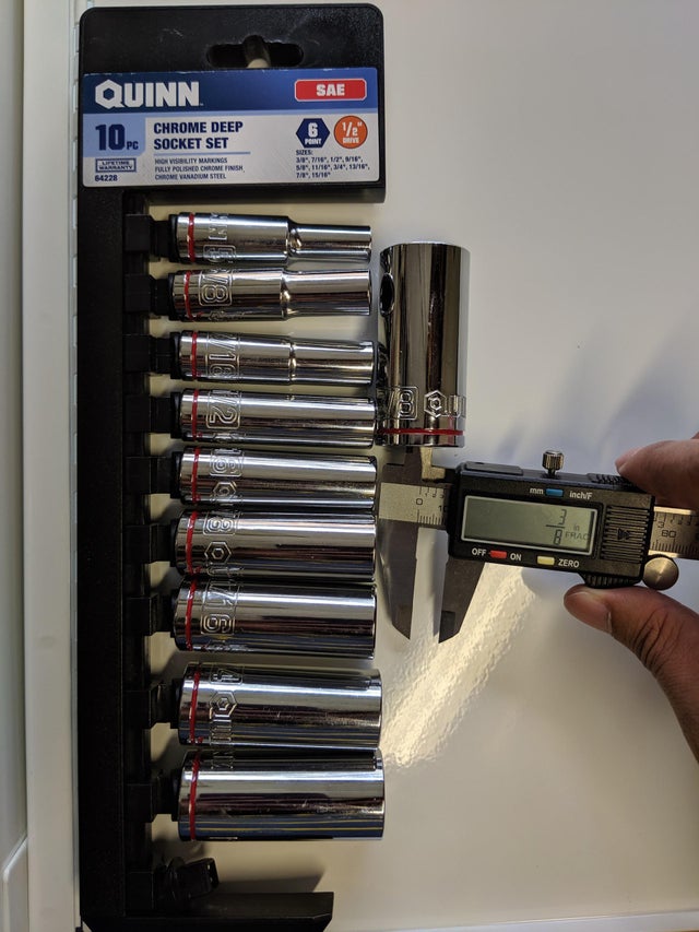 Detail Quinn Chrome Socket Set Nomer 25