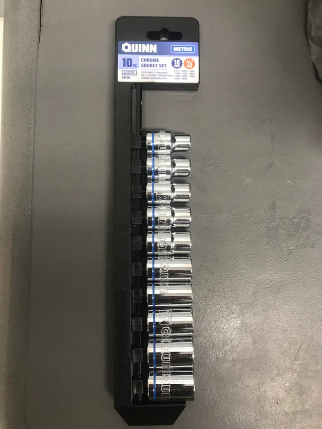 Detail Quinn Chrome Socket Set Nomer 31
