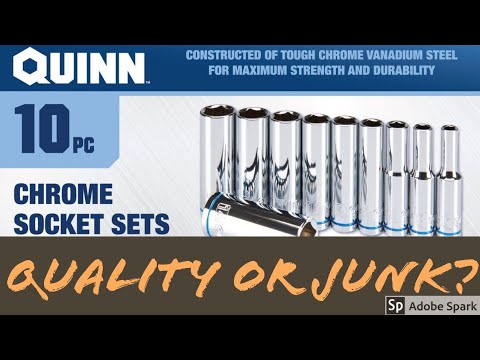 Detail Quinn Chrome Socket Set Nomer 32