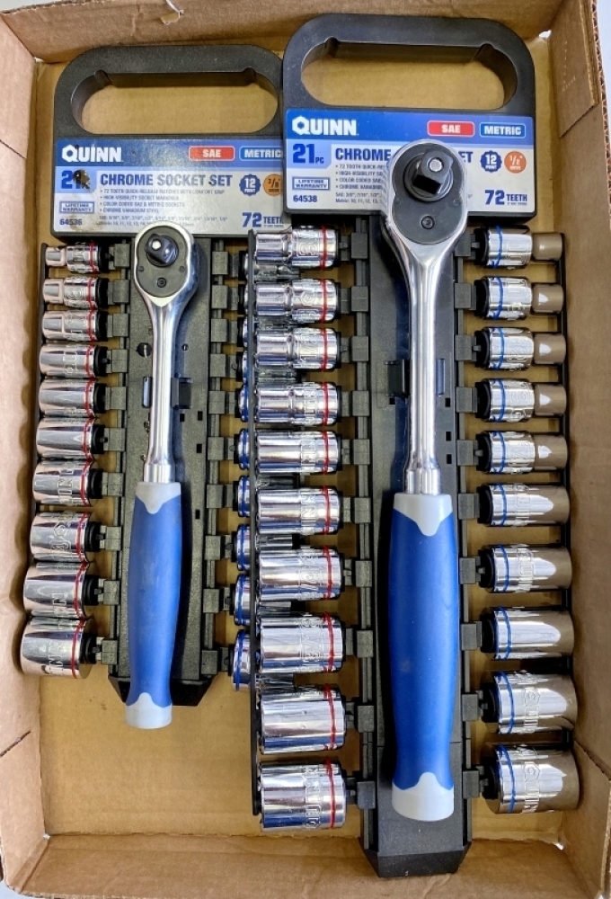 Detail Quinn Chrome Socket Set Nomer 37