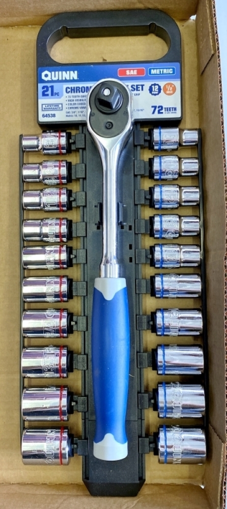 Detail Quinn Chrome Socket Set Nomer 46