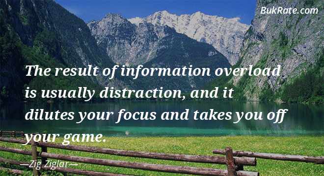 Detail Quotes About Information Overload Nomer 44