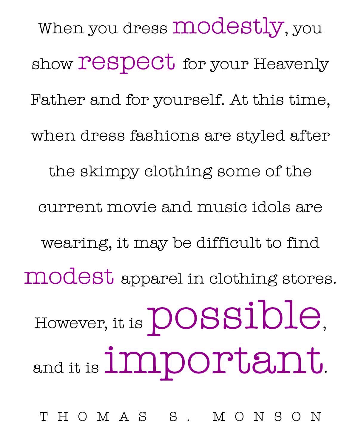 Detail Quotes About Modesty In Dress Nomer 19