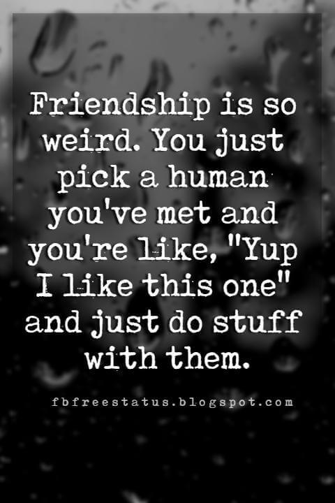 Detail Quotes About Weird Friends Nomer 46