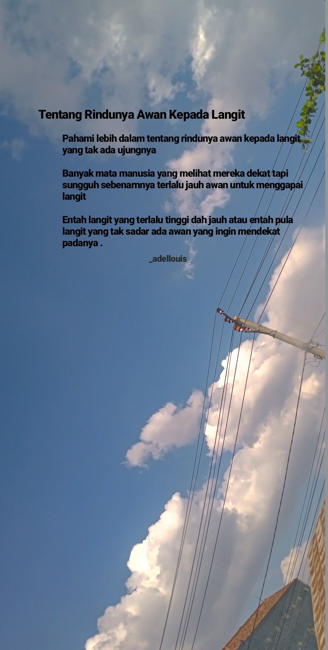 Quotes Awan Dan Langit - KibrisPDR