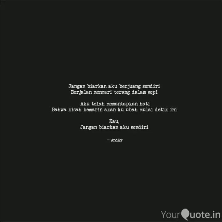 Detail Quotes Berjuang Sendiri Nomer 20