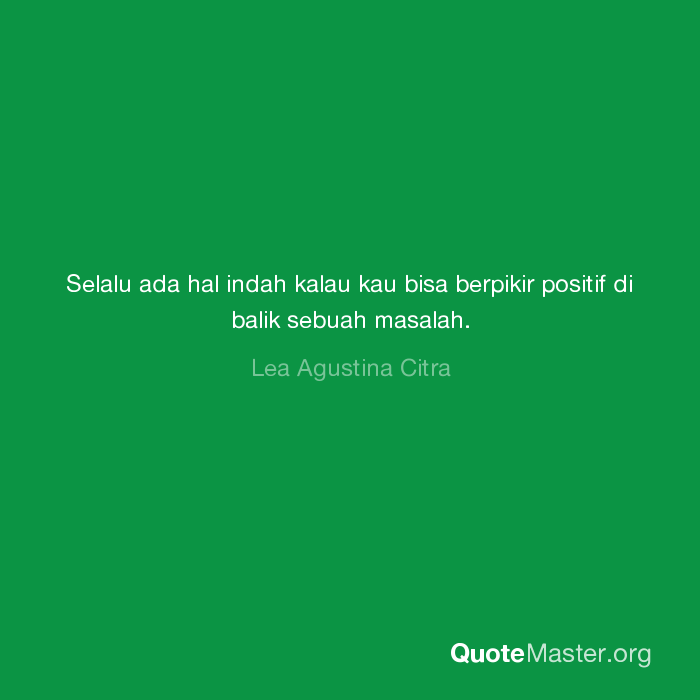 Detail Quotes Berpikir Positif Nomer 41