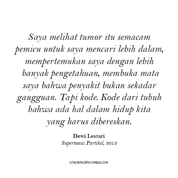 Detail Quotes Dewi Lestari Supernova Nomer 36