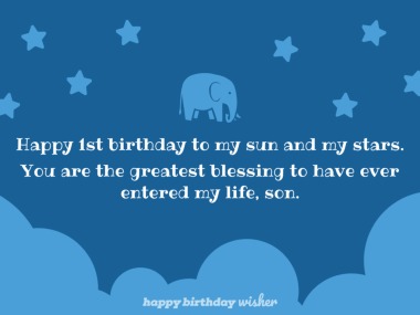 Quotes For First Birthday Of Son - KibrisPDR