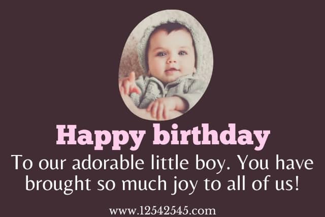 Detail Quotes For First Birthday Of Son Nomer 17